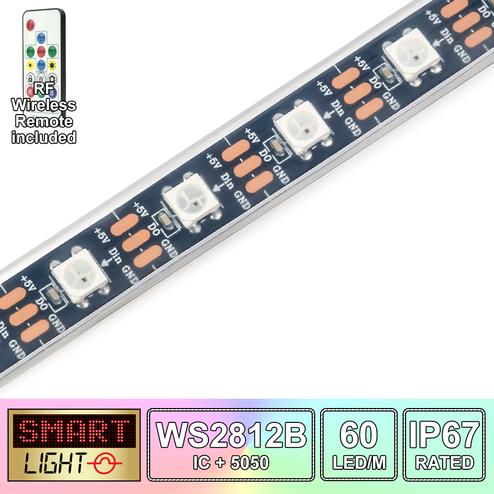 1M-5M Super-Bright WS2812B Addressable RGB LED Strip *5V*60LED/m*FAST SHIPPING* - Picture 18 of 20