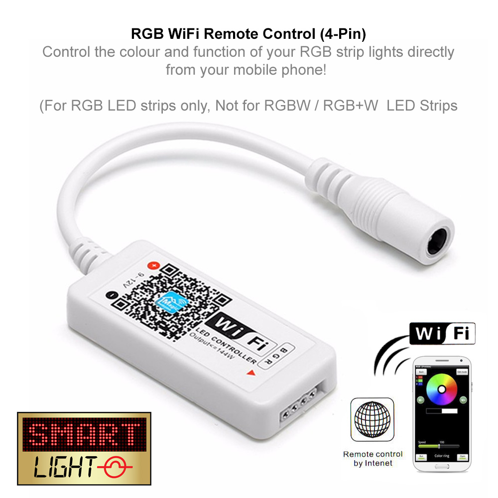 5M 300 LED RGB+Remote Control Light Strip Tape XMAS Kitchen Cabinet Ceiling 12V - Picture 44 of 57