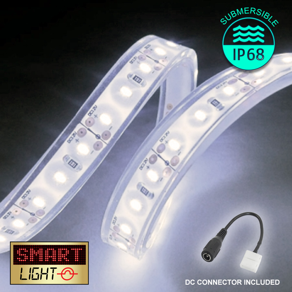 SmartLight 1M IP68 WaterProof Submersible LED Strip Lights Shower Bathroom Boat eBay