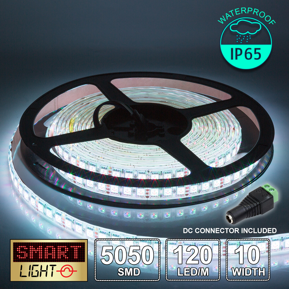 Weiß 5M-10M LED Lichtleiste Band Schrank Küche Beleuchtung Wasserdicht